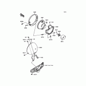 Схема вузла: Headlight(s) для Kawasaki VN900 Vulcan 900 Classic LT