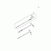 Схема узла: Тросики для Kawasaki EX300 Ninja 300