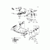 Схема вузла: Вихлопна система для Kawasaki ZX636 Ninja ZX-6R 30th Anniversary Edition