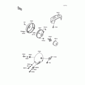Схема вузла: Headlight(s) для Kawasaki VN1500 Vulcan 88