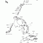 Схема узла: Рама для Kawasaki ZX1000 Ninja ZX-10R ABS