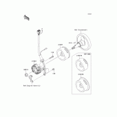 Схема вузла: Генератор для Kawasaki KX250/KX252 KX250F