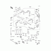 Схема вузла: Ignition switch/locks/reflectors для Kawasaki EN500 Vulcan 500 LTD