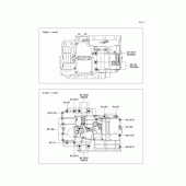 Схема вузла: Болти картера двигуна для Kawasaki EX400 Ninja 400R