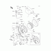 Схема вузла: Повітряний фільтр Kawasaki VN800 Vulcan 800
