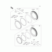 Схема вузла: Шини для Kawasaki EJ650 W650