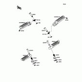 Схема узла: Step для Kawasaki ZX1100 Ninja ZX-11
