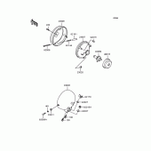 Схема вузла: Фара для Kawasaki BN125 Eliminator