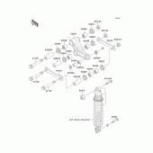 Схема вузла: Підвіска для Kawasaki KX100