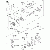 Схема вузла: Starter motor для Kawasaki VN800 Vulcan 800