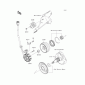 Схема узла: Генератор для Kawasaki KLX450 KLX450R