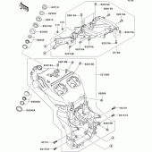 Схема узла: Рама для Kawasaki ZX1200 Ninja ZX-12R