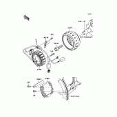 Схема узла: Генератор для Kawasaki KLX250 KLX250