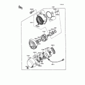 Схема вузла: Генератор для Kawasaki ZG1000 1000GTR