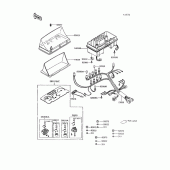 Схема вузла: Meter(s) для Kawasaki ZG1200 Voyager XII