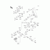 Схема вузла: Перемикач передач для Kawasaki ZG1000 Concours