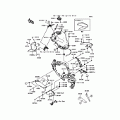 Схема вузла: Паливний бак для Kawasaki ZR900 Z900 ABS