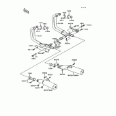 Схема вузла: Вихлопна система для Kawasaki ZG1000 Concours