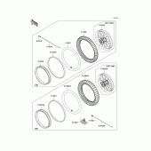Схема узла: Шины для Kawasaki KX65