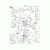 Схема вузла: Carburetor(1/2) для Kawasaki VN800 Vulcan 800 Classic