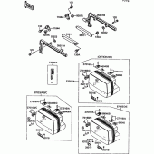 Схема вузла: Accessory(1/2) для Kawasaki ZG1000 1000GTR