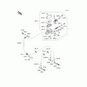 Схема вузла: Front master cylinder(a9f) для Kawasaki KLE650 Versys 650