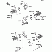 Схема узла: Step для Kawasaki EX500 GPZ500S