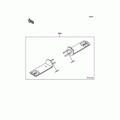 Схема вузла: Аксесуари (Foot Peg) для Kawasaki EN650 Vulcan S