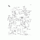 Схема узла: Топливный бак(1/2) для Kawasaki KLX250 KLX250S