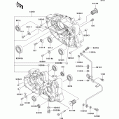 Схема вузла: Картер двигуна для Kawasaki BN125 Eliminator