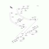 Схема вузла: Вихлопна система для Kawasaki EX500 GPZ500