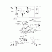 Схема вузла: Замок запалювання для Kawasaki EX250 Ninja 250R