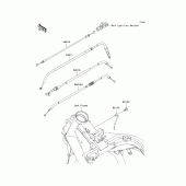 Схема узла: Тросики для Kawasaki EX650 Ninja 650 ABS