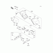 Схема вузла: Taillight(s) для Kawasaki KLE250 Anhelo