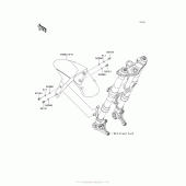 Схема вузла: Front Fender(S) для Kawasaki ZX1000 Ninja 1000