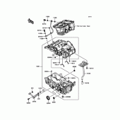 Схема вузла: Картер двигуна для Kawasaki EX250 Ninja 250