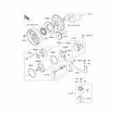 Схема вузла: Starter motor для Kawasaki ZR750 Z750S