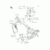 Схема вузла: Cooling для Kawasaki VN1700 VN1700 Classic Tourer