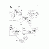 Схема вузла: Поворотники для Kawasaki ZG1400 Concours 14