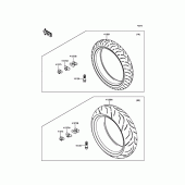 Схема вузла: Шини для Kawasaki ZX1400 Ninja ZX-14R ABS 30TH