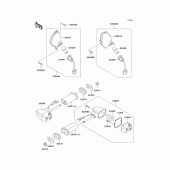Схема узла: Поворотники для Kawasaki ZG1000 1000GTR