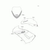 Схема вузла: Decals(ebony)(a6f) для Kawasaki EX650 Ninja 650