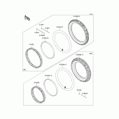 Схема вузла: Шини для Kawasaki KLX125 KLX125