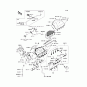 Схема узла: Air cleaner(1/2) для Kawasaki ZX600 Ninja ZX-6RR