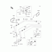 Схема узла: Руль & Пульт управления рулевой для Kawasaki VN900 VN900 Classic