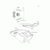 Схема вузла: Наклейки (Blue; c8f) для Kawasaki ZX1400 Ninja ZX-14