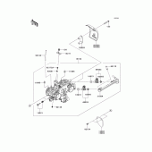 Схема вузла: Throttle для Kawasaki EJ800 W800