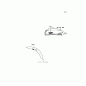 Схема вузла: Decals(Orange) для Kawasaki EN650 Vulcan S ABS