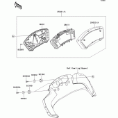 Схема вузла: Meter(s) для Kawasaki EX650 Ninja 650 ABS