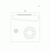 Схема вузла: Chain kit для Kawasaki ZX600 Ninja ZX-6